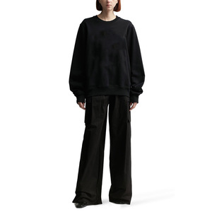 Women's Winter Hooded Sweatshirts Wholesale Oversized O-Neck Pullover Long Sleeve Eco-Friendly Waterproof Cotton <b>Fleece</b> - Product Image 4