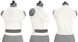 WhitefancyTops occidentales de moda para mujer, ropa de oficina, Tops occidentales, venta al por mayor, moda para niñas y mujeres, proveedor de Tops de última colección - Product Image 5