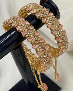 Vintage Design Fashion Jewellery Latest Trending Quality Indian Pakistani Inspired Women's <b>Bangles</b> Luxury For Long Weddings - Product Image 3