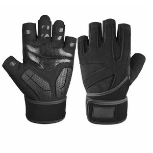 Gants d'exercice d'entraînement de gymnastique d'haltérophilie, gants de cyclisme en cuir, gants de Fitness demi-doigt - Product Image 2