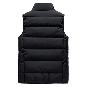 Gran oferta, chaleco de invierno para hombre, nueva moda, Abrigo acolchado sin mangas, chaqueta acolchada de lona gruesa súper cálida de alta calidad - Product Image 4
