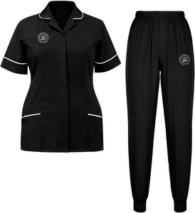 Uniformes Médicos Modernos para Hombre, Conjuntos de Uniformes Médicos Personalizados, Spandex/Poliéster Suave, Uso Hospitalario, Venta al por Mayor, Personalizados - Product Image 1