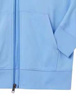 Sudaderas con capucha de alta calidad para hombres Sudadera con capucha clásica de hombre en blanco barata Sudadera con capucha de cremallera de lana con estampado de hojaldre personalizado - Product Image 5