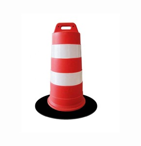 2026, venta al por mayor, barril de Seguridad de Tráfico de plástico portátil, construcción, Cubo de choque de carretera, barreras de tráfico de goma portátiles - Product Image 1