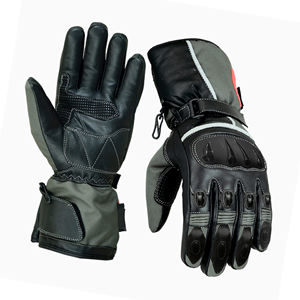 Mejor precio Mejores guantes de montar 100% Guantes de cuero para carreras de motos Guantes de moto de carreras de buena calidad - Product Image 1