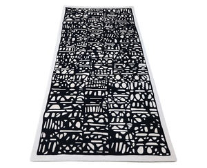 Tapis de salon de grande taille de bonne qualité, en laine tuftée à la main, antidérapant, à poils longs, pour enfants, à boucles coupées, écologique, design moderne - Product Image 1