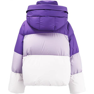 แจ็กเก็ตขนเป็ดขนาดใหญ่พิเศษของผู้หญิงพร้อมกระดุมปิดมีฮู้ดระบายอากาศออกแบบสำหรับฤดูหนาวสวมใส่ทุกวัน - Product Image 5