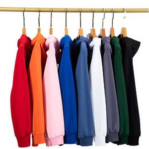 Sudadera con capucha de felpa francesa para mujer de gran tamaño lisa en blanco 100% algodón con logotipo personalizado OEM al por mayor - Product Image 4