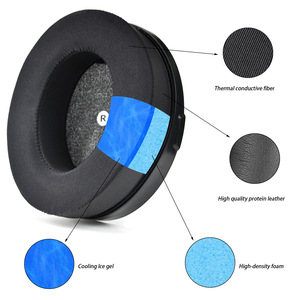 Almohadillas de repuesto de Gel de refrigeración ICE de alta calidad para Audeze Penrose/X/Mobius/<span class=keywords><strong>HyperX</strong></span> <span class=keywords><strong>Cloud</strong></span> Orbit/Orbit S almohadillas para los oídos funda de cojín - Product Image 2