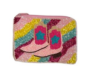 Monedero de Moda con Bordado de Cuentas Hecho a Mano, Estilo Boho, Cartera de Cuentas de Semillas a Bajo Precio - Product Image 2