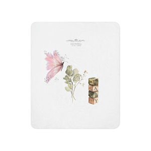 Coperta Sherpa per Bambini AmoreBell con Design Floreale Intrecciato in Materiale Peluche - Product Image 1