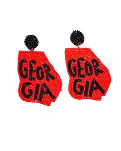 Alabama Crimson Tide Handwork Boucles d'oreilles brodées de perles Stylish Fancy Elegant Premium And Jewelry Beautiful Designer For Girl - Product Image 3