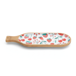 จานไม้สำหรับใช้ในครัวจานไม้วอลนัทตกแต่งขนมจานพิซซ่างานตามสั่ง - Product Image 2