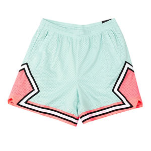 Design de logo personnalisé Short en maille pour homme Short de sport d'entraînement Fitness Gym Basketball Vêtements de sport Filets décontractés Short pour homme - Product Image 1