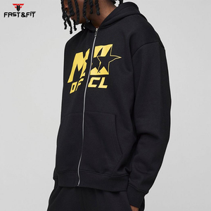 Survêtements imprimés surdimensionnés 100% coton personnalisés pour hommes ensemble de pantalons de survêtement évasés respirants de grande taille à capuche costumes de survêtement d'hiver - Product Image 6