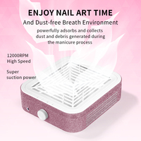 SNRQI Dépoussiéreur à ongles de marque personnalisée 3H Utilisation portable sans fil Super aspiration à 3 vitesses pour équipement de salon professionnel WL008
