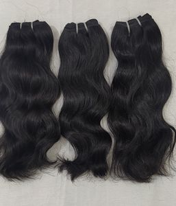 Extensions de cheveux humains indiennes, lisses et ondulées, vierges, cuticules alignées, cheveux bruts avec frontal en dentelle HD, fournisseur - Product Image 5