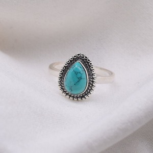 Handmade Hot <b>Ring</b> Jewelry Promise Statement <b>Ring</b> Jewelry <b>Turquoise</b> Gemstone 925 Sterling Silver Solid <b>Ring</b> Women <b>Ring</b> Jewelry - Product Image 3