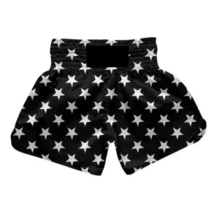 Shorts de Muay Thai para Mujer, MMA Fitness, Cintura Elástica, Secado Rápido, Transpirables, Estilo Urbano, Sublimados - Product Image 1