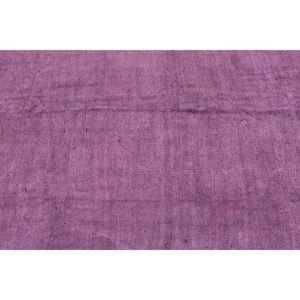 Alfombra de pasillo vintage de 3.9x11.2 pies, alfombra turca, alfombra abstracta morada - Product Image 5