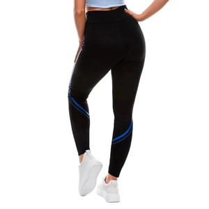 Nuevas mallas, ropa de Fitness, tiras azules, pantalones de Yoga deportivos de cintura alta para mujer, mallas transpirables para gimnasio y Fitness - Product Image 3