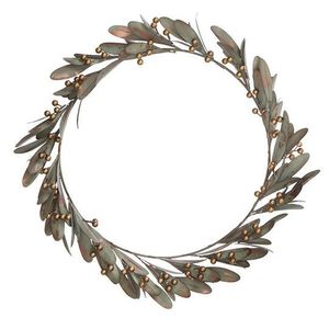 Forme ronde de couronne en métal faite à la main de qualité supérieure pour la décoration d'hôtel pour l'approvisionnement en gros - Product Image 1