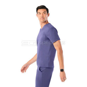 Uniformes de Enfermería de Diseño Moderno para Clínica Dental, Conjuntos de Uniformes Médicos de Manga Corta para Mujeres y Hombres, Uniformes de Trabajo para Hospital - Product Image 6
