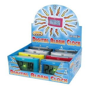 Trevi Digital Alarm <b>Clock</b> With Backlight 1 Alarm <b>Battery</b> Operated - Product Image 3