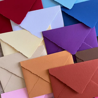 Portefeuilles en papier texturé faits à la main tendance, tailles B6 C6 C5, mariage, anniversaire, écriture de lettres, événements, cadeaux de célébration