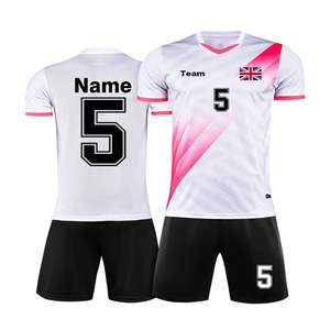 Uniforme de football Sublimation 7V7-Chemises et shorts en maille confortables-Ensemble élégant avec quantité minimale de commande bas et haute qualité - Product Image 2