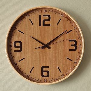 Minimalist Wooden Wall <b>Clock</b> | Customizable | Wholesale Bulk Supplier - Product Image 2