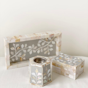Juego de quemador de incienso con incrustaciones de perlas para la madre, conjunto de quemador de incienso árabe hecho a mano con incrustación de perla madkan, venta al por mayor - Product Image 2