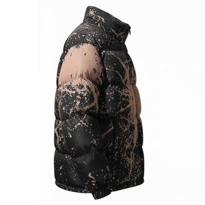 Vestes matelassées en duvet pour hommes à la mode, à la vente chaude, de couleur marron, avec un design personnalisé, respirantes, à capuche, tendance - Product Image 5