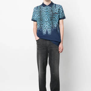 Algodón de secado rápido para camiseta Polo para hombres Venta al por mayor Diseño de logotipo personalizado Patrón sólido Tela de punto 220 gramos Peso - Product Image 2