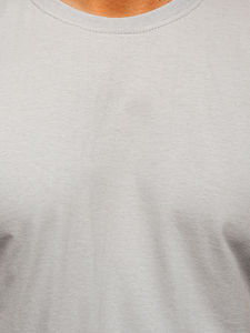 เสื้อยืดออกกำลังกายสีเทาอ่อนสำหรับผู้ชายคุณภาพดีและระบายอากาศได้ดีออกแบบได้ตามต้องการสไตล์แฟชั่นนานาชาติ - Product Image 3