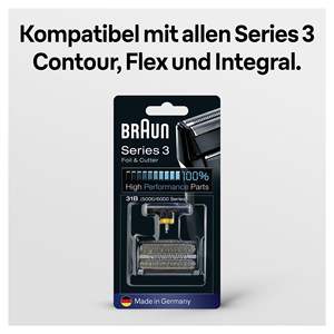 Cuchilla de Repuesto Negra para Afeitadora Eléctrica, Compatible con el Uso Facial - Product Image 3