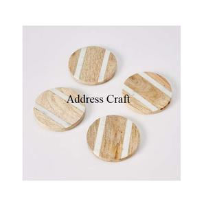 Posavasos de té de estilo americano, posavasos redondos de mármol de madera de diseñador, productos para el hogar, posavasos de mármol para Decoración de mesa más vendidos - Product Image 6