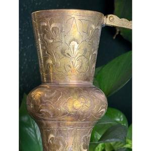 Pichet classique du milieu du siècle 1980 avec poignée Logo personnalisé de haute qualité fabriqué en Inde pour servir des boissons Home Bar Hotel - Product Image 2