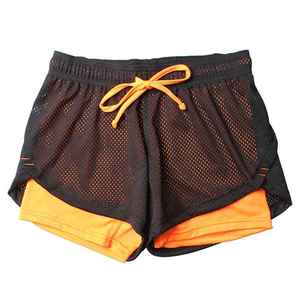 Venta al por mayor de ropa para correr los hombres de poliéster de compresión personalizada sudor entrenamiento Fitness deportes atléticos correr gimnasio pantalones cortos - Product Image 3