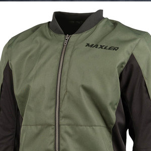 Veste de moto courte pour homme en tissu Cordura de haute qualité, homologuée CE, respirante, protectrice, imperméable, coupe-vent, grande taille - Product Image 3