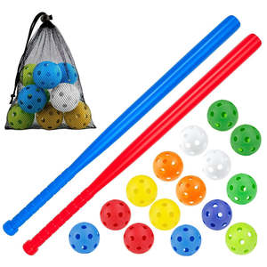 Balles d'entraînement de 72mm pour l'extérieur ou l'intérieur, 26 trous, plastique souple, élasticité suffisante - Product Image 5