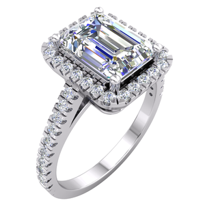 Anillo de Plata 925 con Diamante de Laboratorio para Mujer, Certificado IGI, RJC, ODM, OEM, Fabricante de Joyería Fina Ética, Venta al Por Mayor E200979 - Product Image 1
