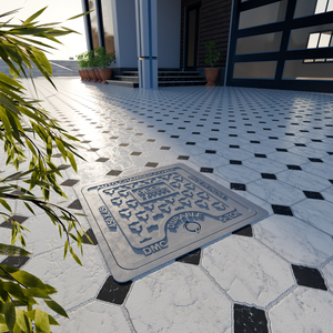 Couvercle de trou d'homme en PRF 18 par 18 Catégorie de sécurité Composite UV Stable Maintenance Access Anti Slip Cover - Product Image 6