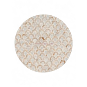 Manteles Individuales Redondos Ecológicos de Nácar al por Mayor para Tiendas de Decoración del Hogar y Uso en Mesas de Comedor de Vietnam - Product Image 1