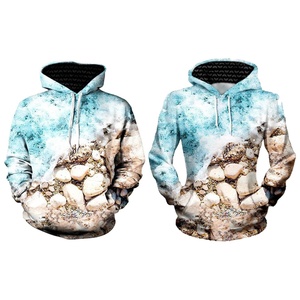 ชุดเสื้อผ้าขนแกะสไตล์ใหม่สำหรับผู้ชายชุดเสื้อผ้าลำลองมีฮู้ดพิมพ์ลายฤดูใบไม้ร่วงสำหรับฤดูหนาว - Product Image 4