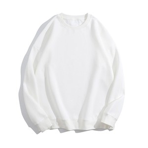 High Quality 100% Cotton Jersey <b>Sweatshirt</b> <b>Men</b> Women Neck -Shoulder Solid Color Embroidered Breathable Casual Oversize Style - Product Image 6