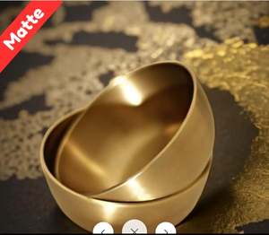 Redescubre la elegancia tradicional con el cuenco Kansa, añade un toque de pureza y herencia a tus comidas con el Kansa - Product Image 3