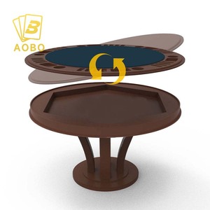 <span class=keywords><strong>Table</strong></span> <span class=keywords><strong>de</strong></span> <span class=keywords><strong>poker</strong></span> Texas Hold'Em personnalisée avec couverture <span class=keywords><strong>convertible</strong></span> <span class=keywords><strong>Table</strong></span> <span class=keywords><strong>de</strong></span> <span class=keywords><strong>poker</strong></span> ronde multifonctionnelle pour casino - Product Image 6
