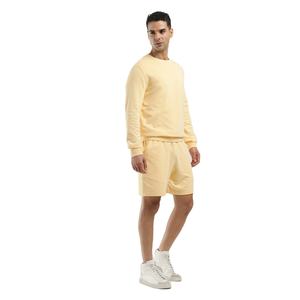<b>Men</b> Summer Sweatshirt and <b>Shorts</b> Set Casual Gym Street Outfit Lightweight Custom OEM Private Label Factory Supplier - Product Image 3