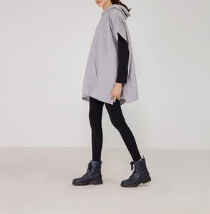 เสื้อฮู้ดปักไหล่ตกคุณภาพสูงสำหรับผู้หญิงเสื้อผ้าแนวสตรีท - Product Image 3